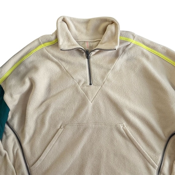Free People Movement Arena Half-zip Pullover - Ivory Combo Small - Picture 4 of 7